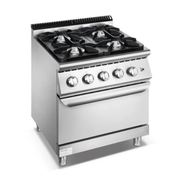 Gas Stove With Oven -90cm -4 Burners