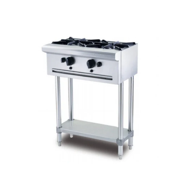 S/S 2 open burner Horizontal Free Standin
