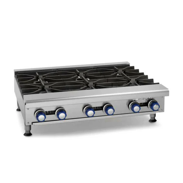 6-Burner Countertop Gas Hot Plate
