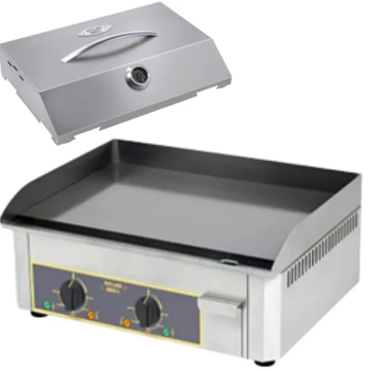 Electric Griddle Plate with Lid-Enamelled Steel Plate(PSR600EE)