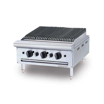 S/S Charcoal broiler table top-3 burners(CB3B)
