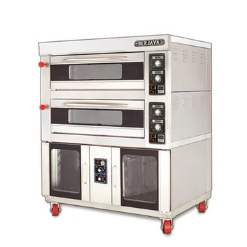 Electrical double decks baking oven Plus 8 pans proofer(BSP2B+8PF-E(BJY2B+8PF-E))