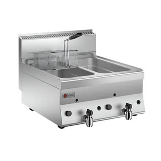 2 Basin Gas Deep Fat Fryer 8 + 8 Lt(6NFR/G600)