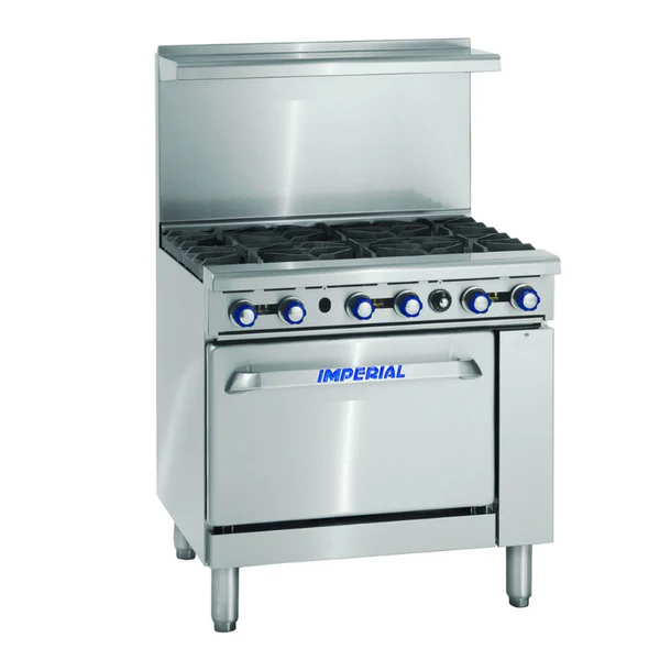 6 Burner Open Range with Oven(IR-6)