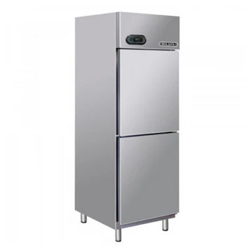 S/S Upright Double Door(magnetic)Freezer w/ Blower System(2 half door) Z Handle