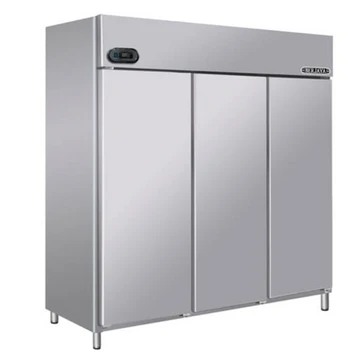 S/S 3 Full Door Upright(magnetic)Freezer w/ Blower System