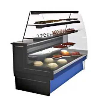 Pastry Counter With Drawers In Curved Glass(RIVO/100VCCG(RI100SVI))