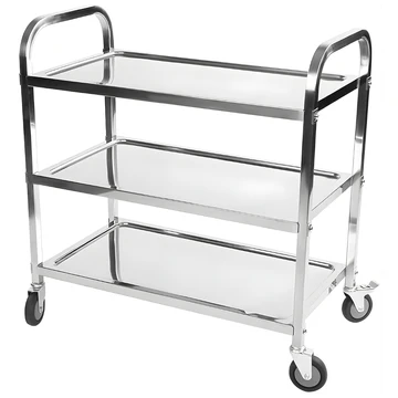 Service trolley Stainless Steel