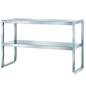 Stainless Steel Overhead Shelves 2 Tier For Tables