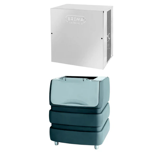 Fast Ice Cube Machine(VM900) w/ Storage Bin(BIN240PE)