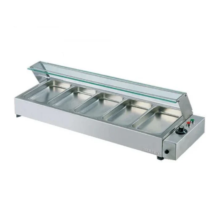 S/S mini bain marie counter 5 GN tray without cover(BMC5)