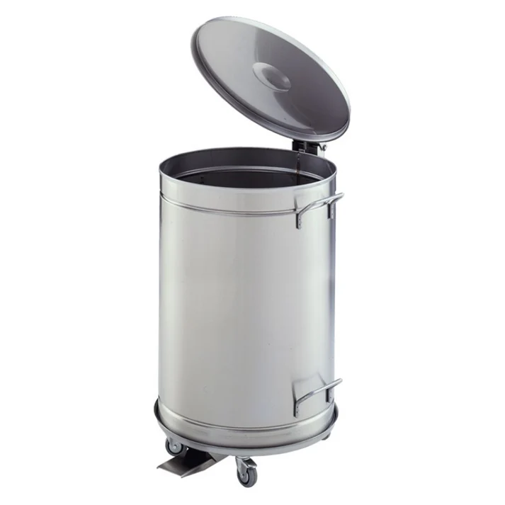 Mobile Refuse Bin With Lid And Pedal Opening 75 Liters(PCR70P)