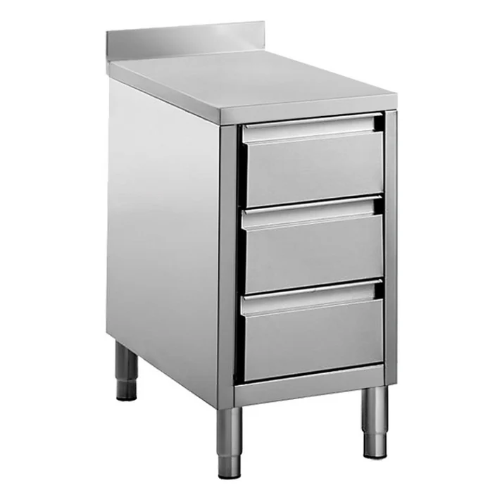 Drawers Cupboard With Rear Splashback, 3 Drawers(EAC04AC3)