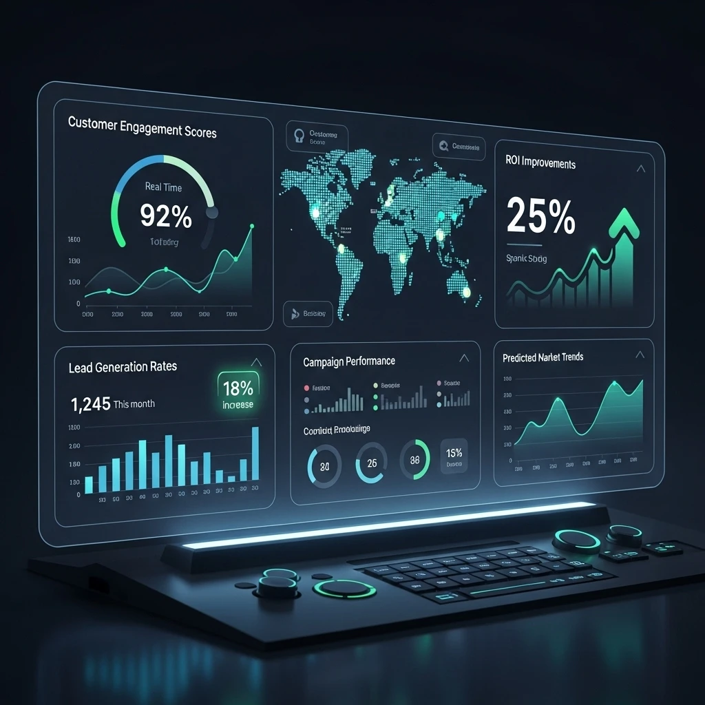 AI in business: Digital marketing tools for customer engagement.