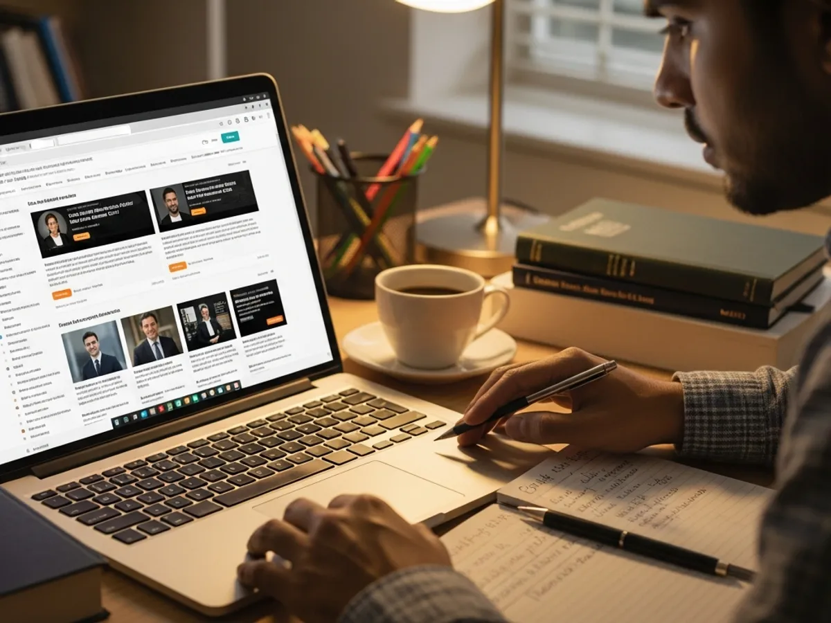 A person researching online to find an advocate in Delhi, possibly searching for the best Supreme Court lawyer in Delhi or a list of Supreme Court lawyers in Delhi.