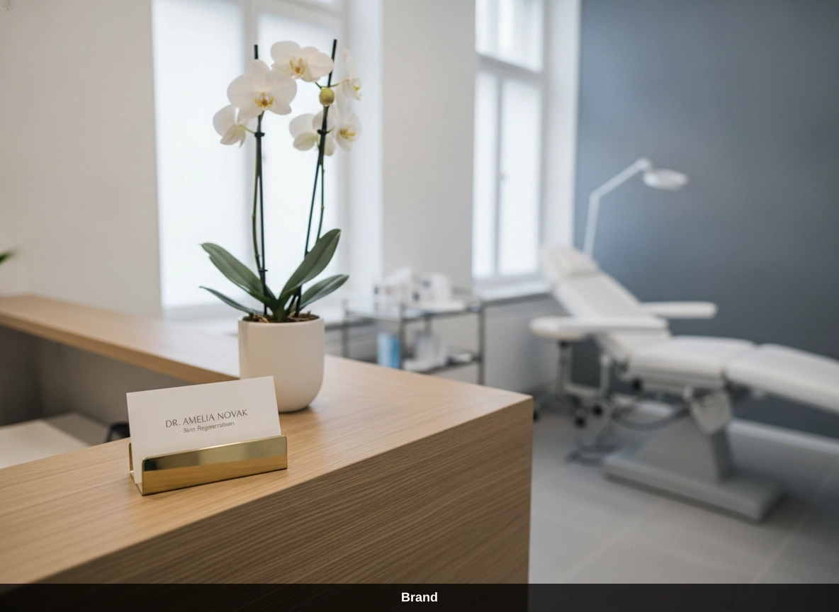 Modernes Kosmetikstudio in Wien für professionelle Gesichtsbehandlung und Microneedling.