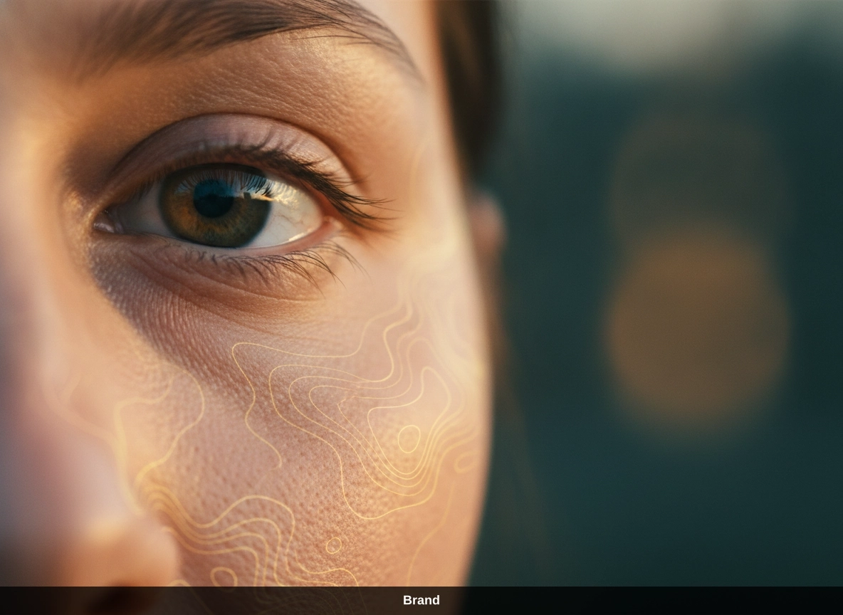 Nahaufnahme eines Gesichts, das den Glow-Effekt und die Hauterneuerung nach Microneedling zeigt.