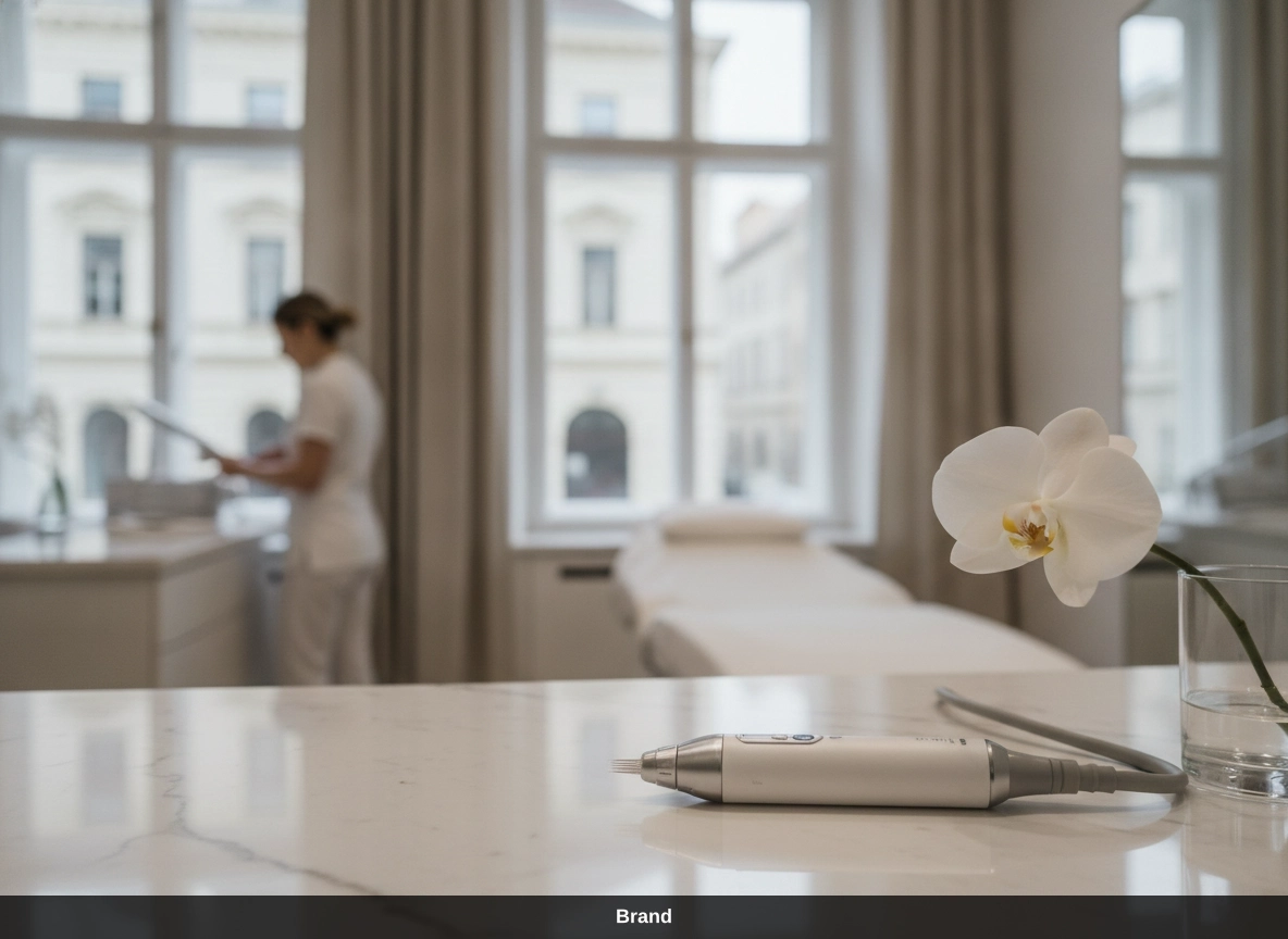 Professionelles Kosmetikstudio in Wien mit Dermapen für effektive Hauterneuerung.