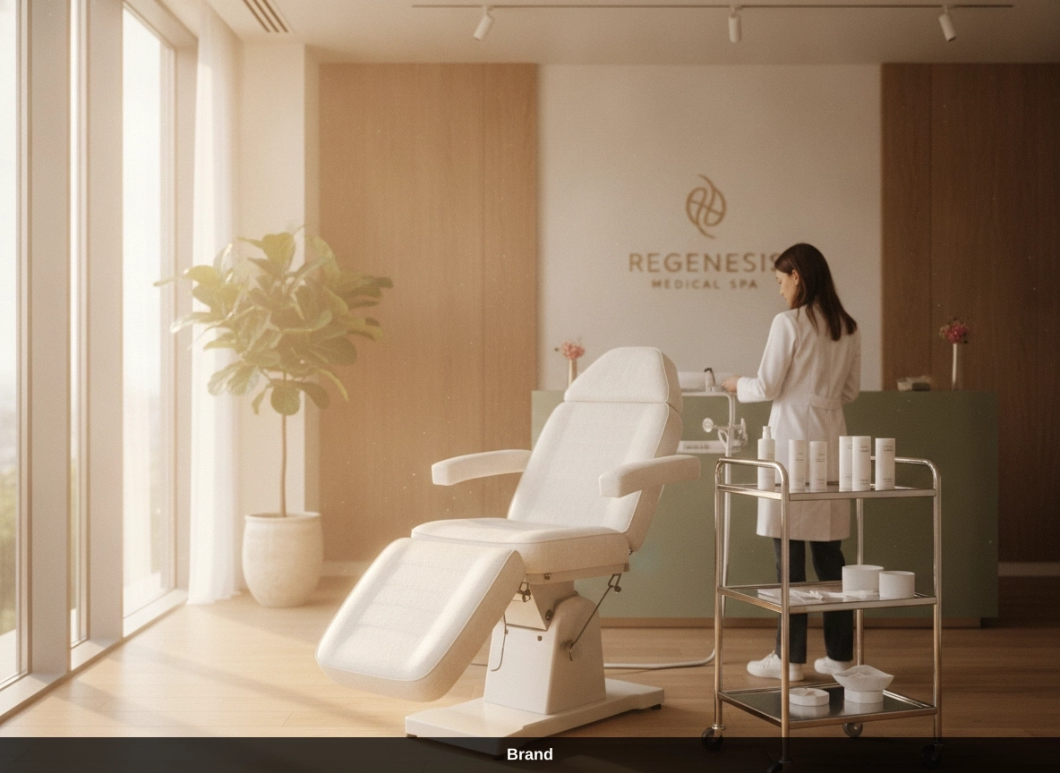 Behandlungsraum im Medical Spa für Microneedling zur Dermis Stimulation und Hautregeneration.