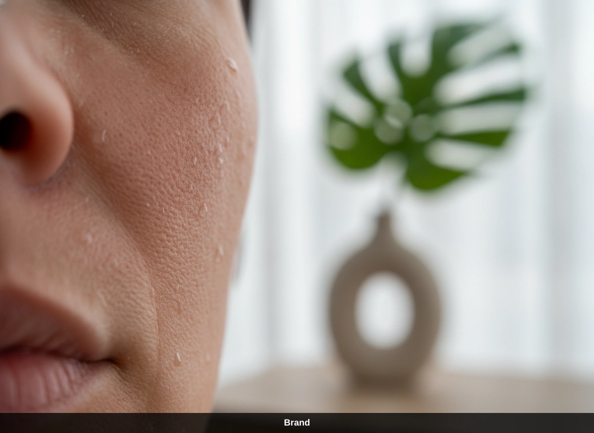 Grobe Poren verfeinern Wien: Nahaufnahme der Gesichtshaut vor einer Microneedling Behandlung.
