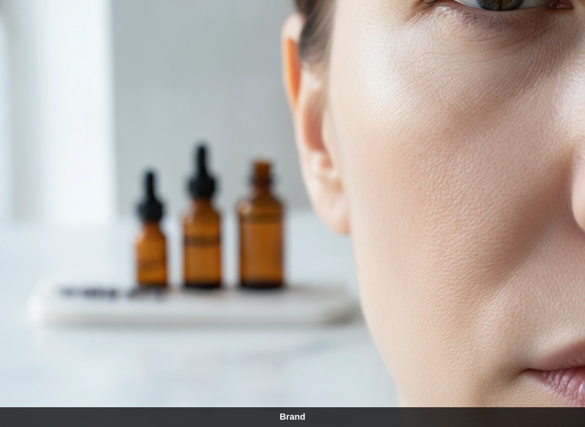 Nahaufnahme der Hautstruktur für Poren verfeinern Wien und Microneedling Wirkung Haut.