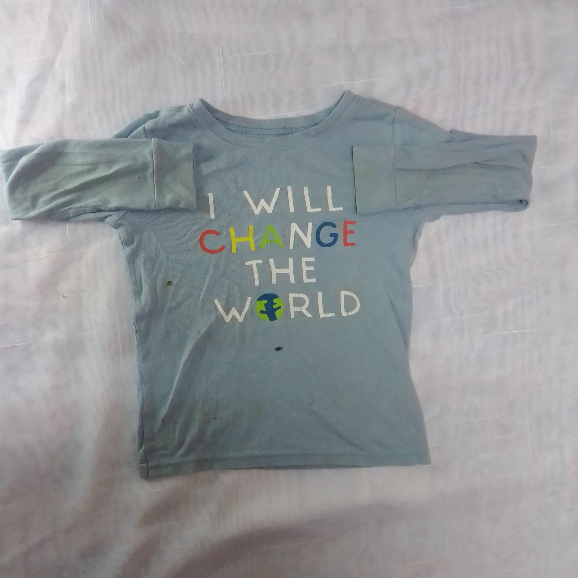 Toddler "I Will Change The World" Graphic T-shirt - Image 1