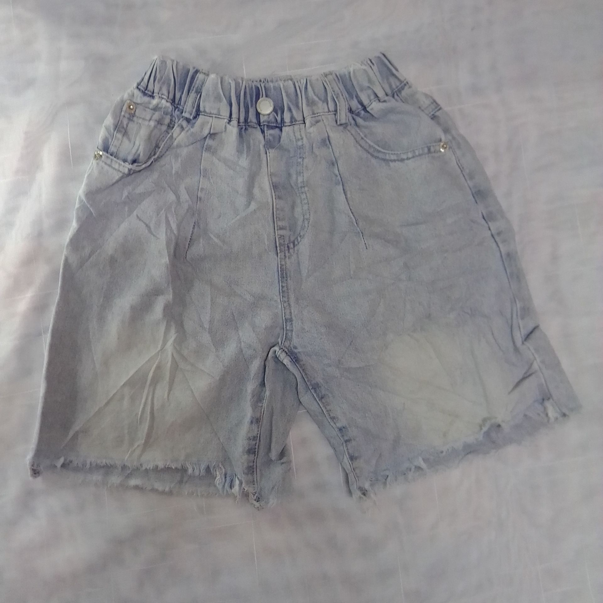 High-rise Denim shorts - Image 1