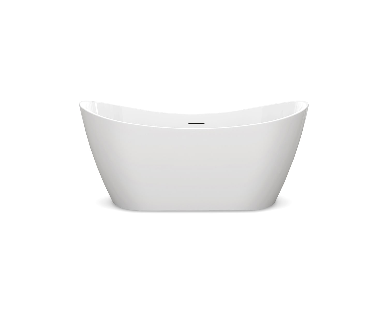 WANNA WOLNOSTOJĄCA SMILE 160X78 CM AKRYLOWA WHITE GLOSS