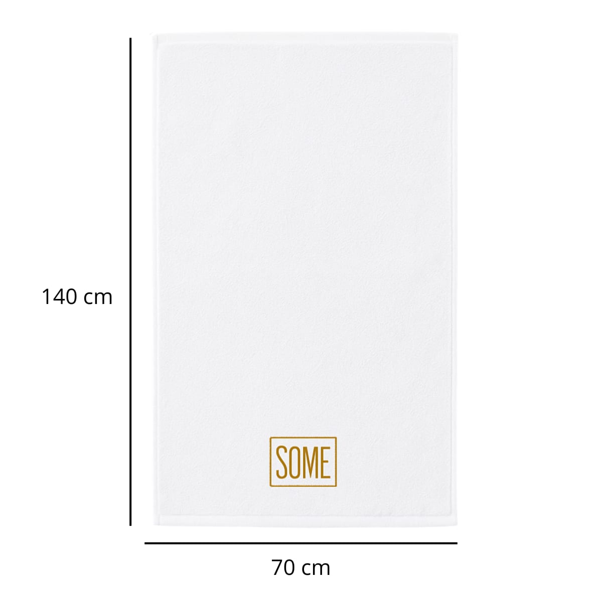 RĘCZNIK PREMIUM SOME WHITE 70x140cm 800gsm BTW0480AA kpl.2szt