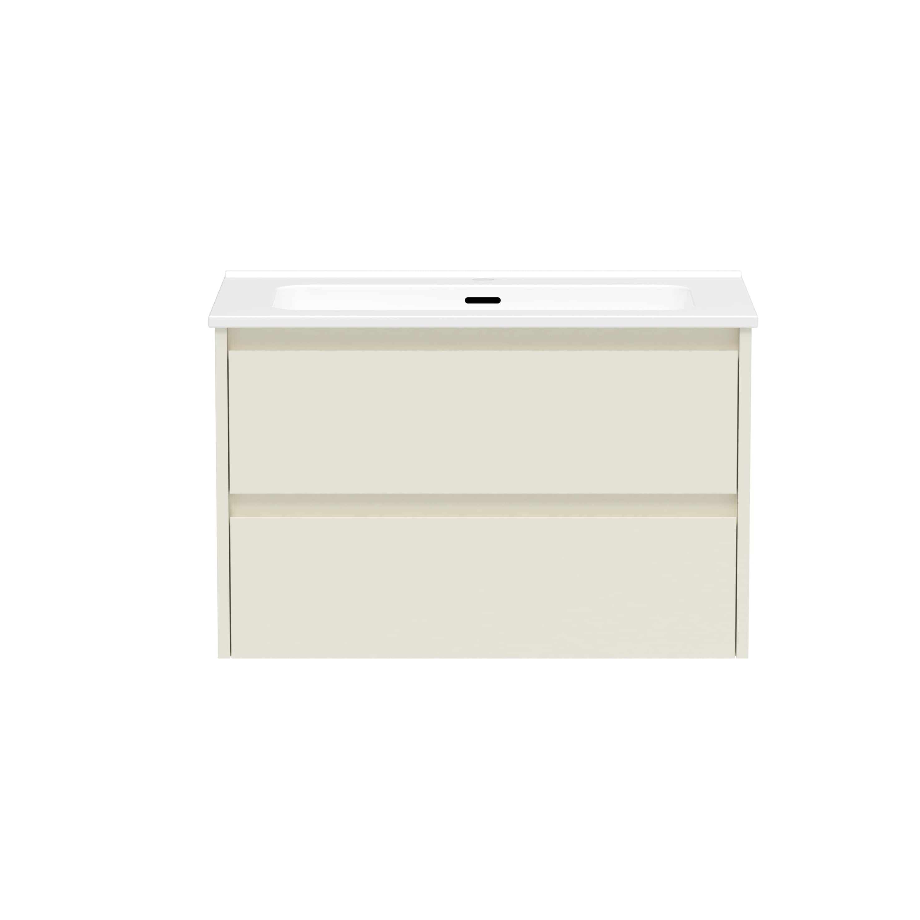 SZAFKA Z UMYWALKĄ BASIC BEIGE 79,2X45,6 CM