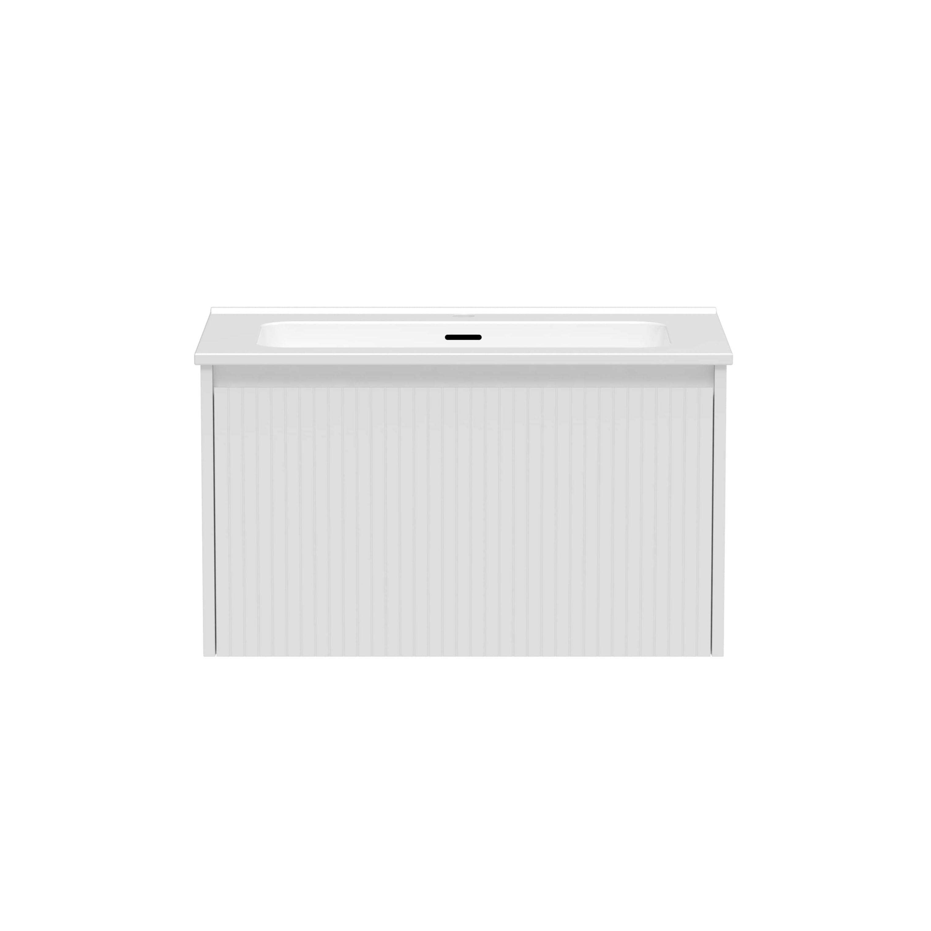 SZAFKA Z UMYWALKĄ SENSE WHITE MATT 59,2X45,6 CM