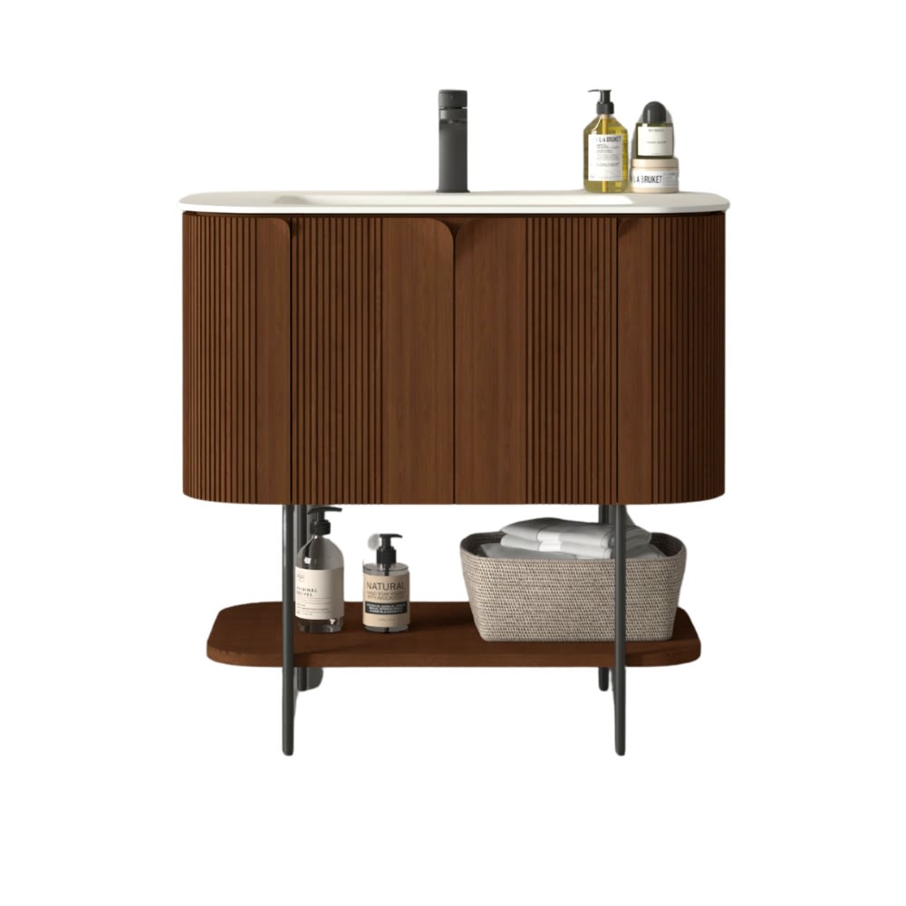 SZAFKA WISZĄCA LUXOR WALNUT 89x45,5 CM
