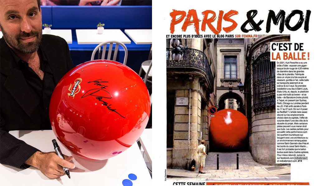 Artist Kurt Perschke at * Colette + Martini Signing