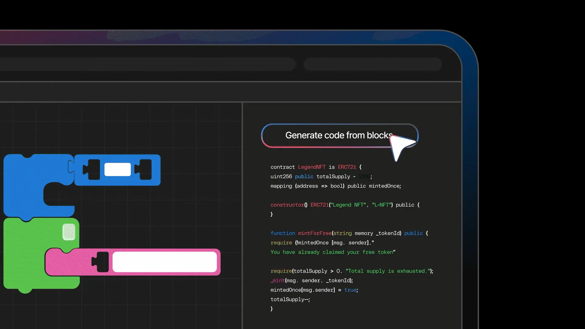 Run compile and deploy generated contracts