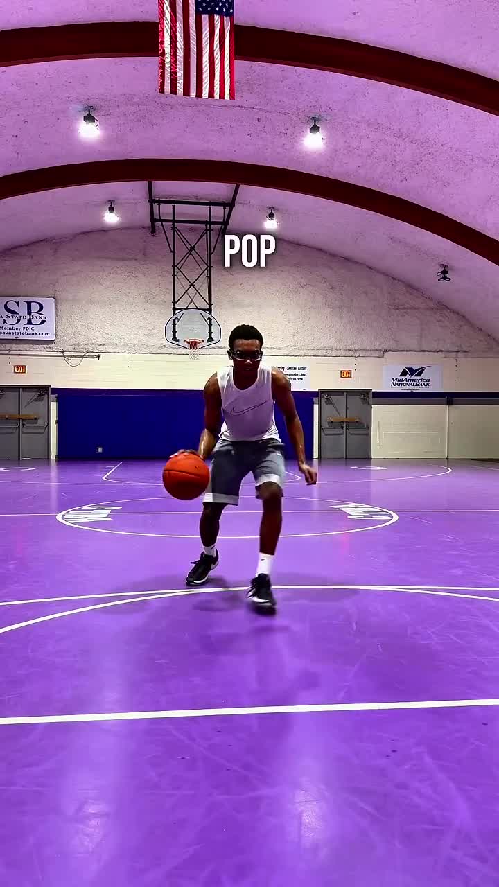 Dribbling Drill: Between the Legs Plant and Push Footwork