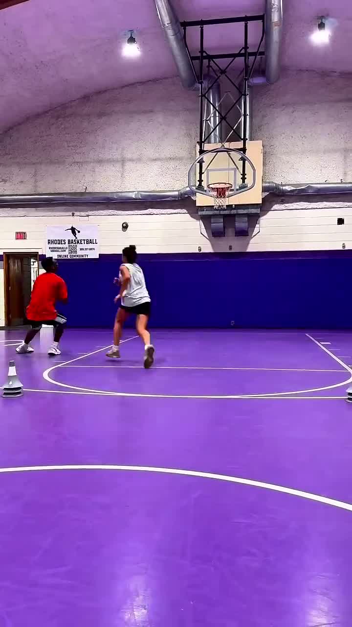 One-on-One Mid-Range Jumpshot Drill Against Defender