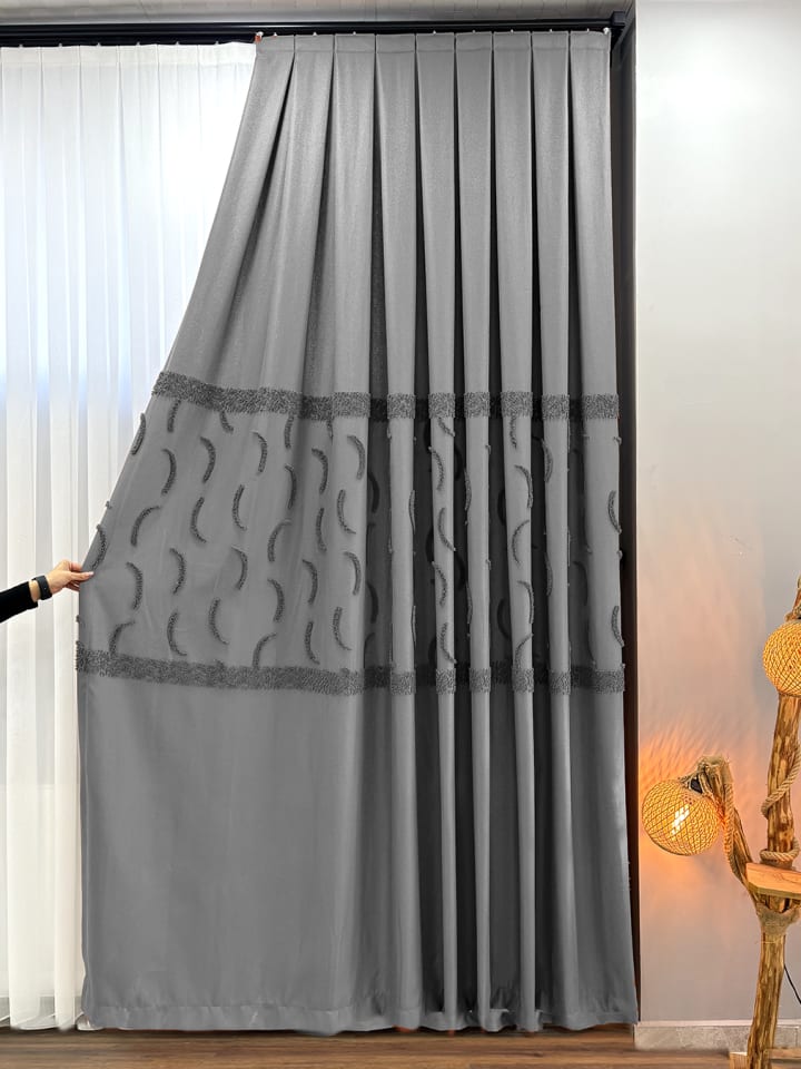 100 cm Dikili Pomelissa Ponponlu Fon TEK KANAT