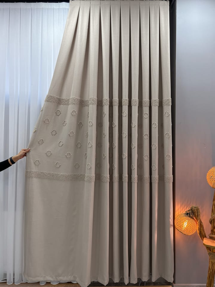 100 cm Dikili Pomelissa Ponponlu Fon TEK KANAT
