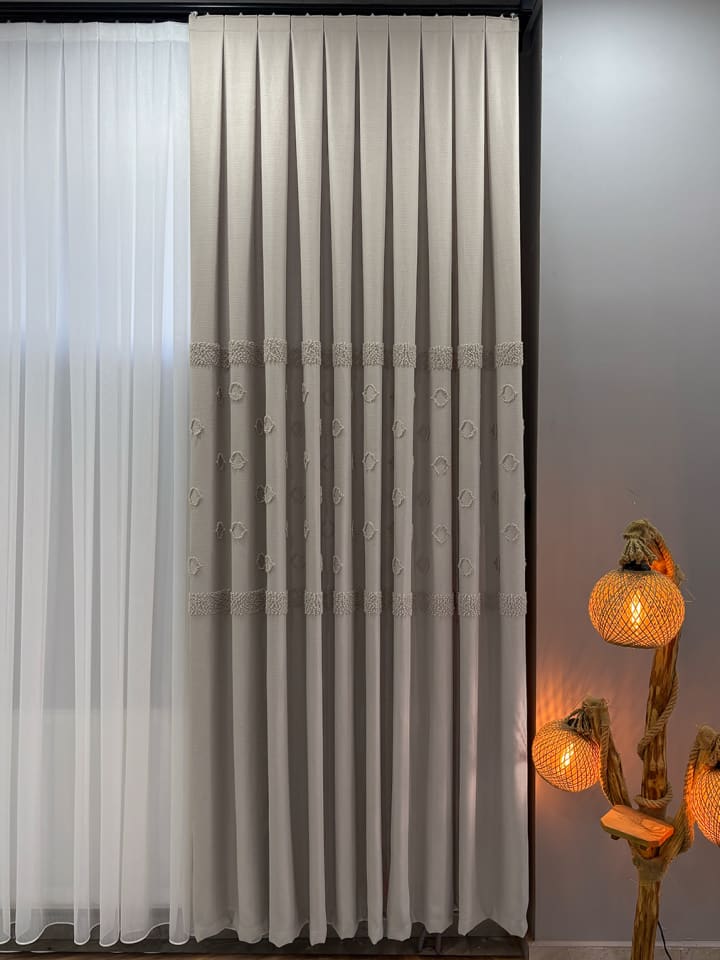 100 cm Dikili Pomelissa Ponponlu Fon TEK KANAT