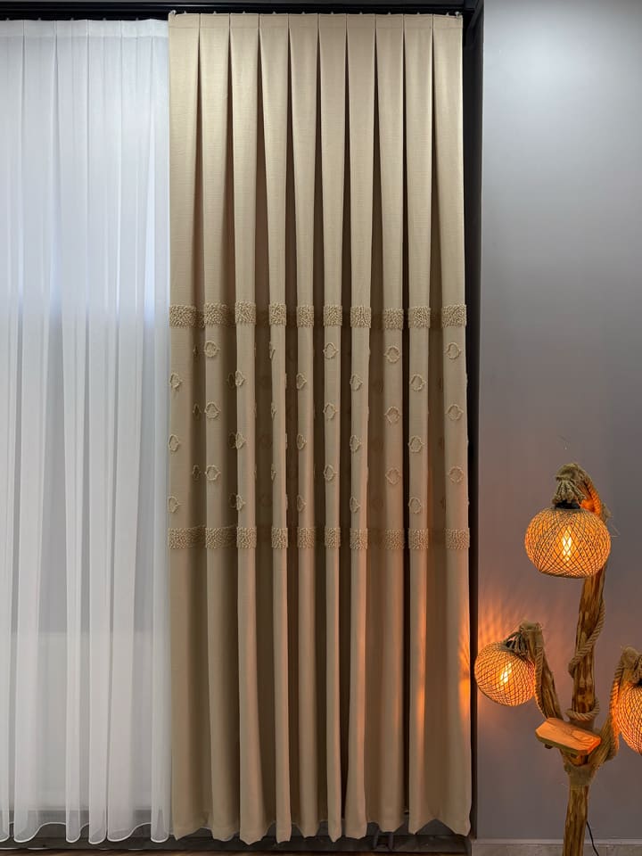 100 cm Dikili Pomelissa Ponponlu Fon TEK KANAT