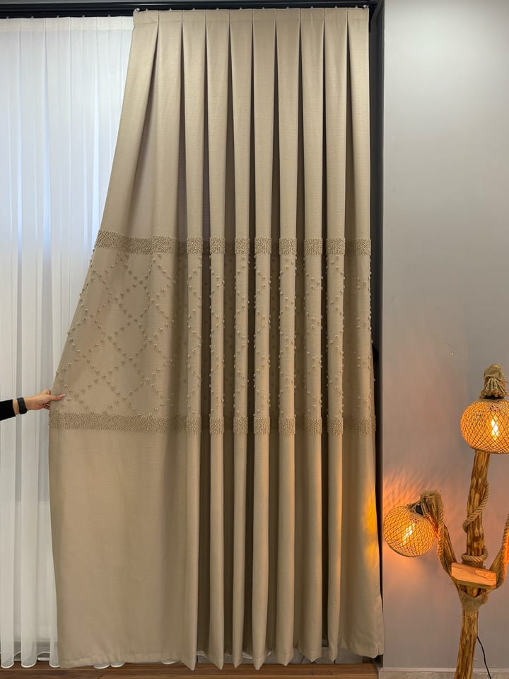 100 cm Dikili Pomelissa Ponponlu Fon TEK KANAT
