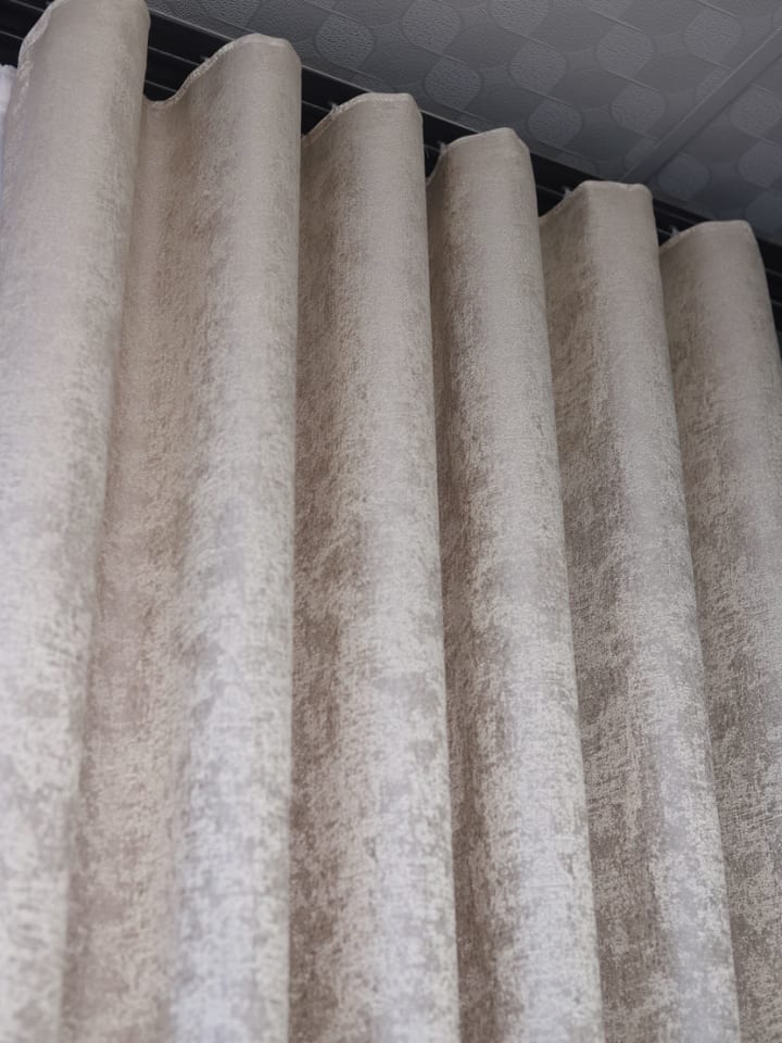 Alya Jakarlı Fon Perde 80 cm Dikili S Pile