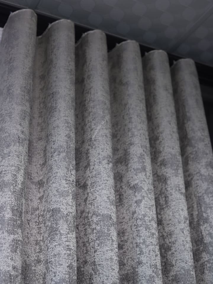 Alya Jakarlı Fon Perde 80 cm Dikili S Pile