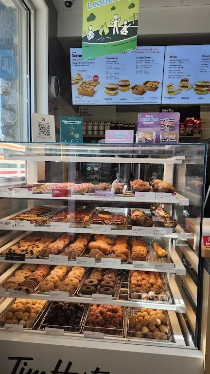 Tim Hortons storefront and interior at 900 Market St Se, Airdrie, AB