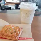 Tim Hortons storefront and interior at 6602 48th Ave, Camrose, AB