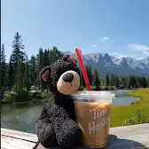 Tim Hortons storefront and interior at 950 Railway Ave - Unit 2 Save-on-foods, Canmore, AB