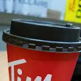 Tim Hortons storefront and interior at 10519 82 Avenue Northwest, Edmonton, AB