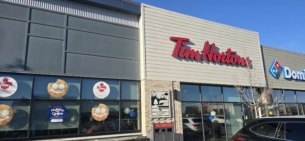 Tim Hortons storefront and interior at 5292 - Ellerslie Rd Sw, Edmonton, AB