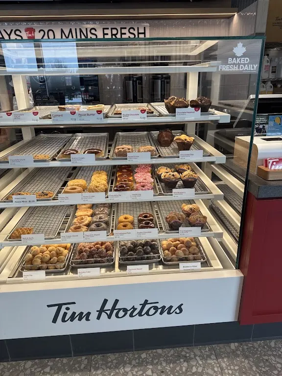 Tim Hortons storefront and interior at 8946 Carson Way Sw, Edmonton, AB