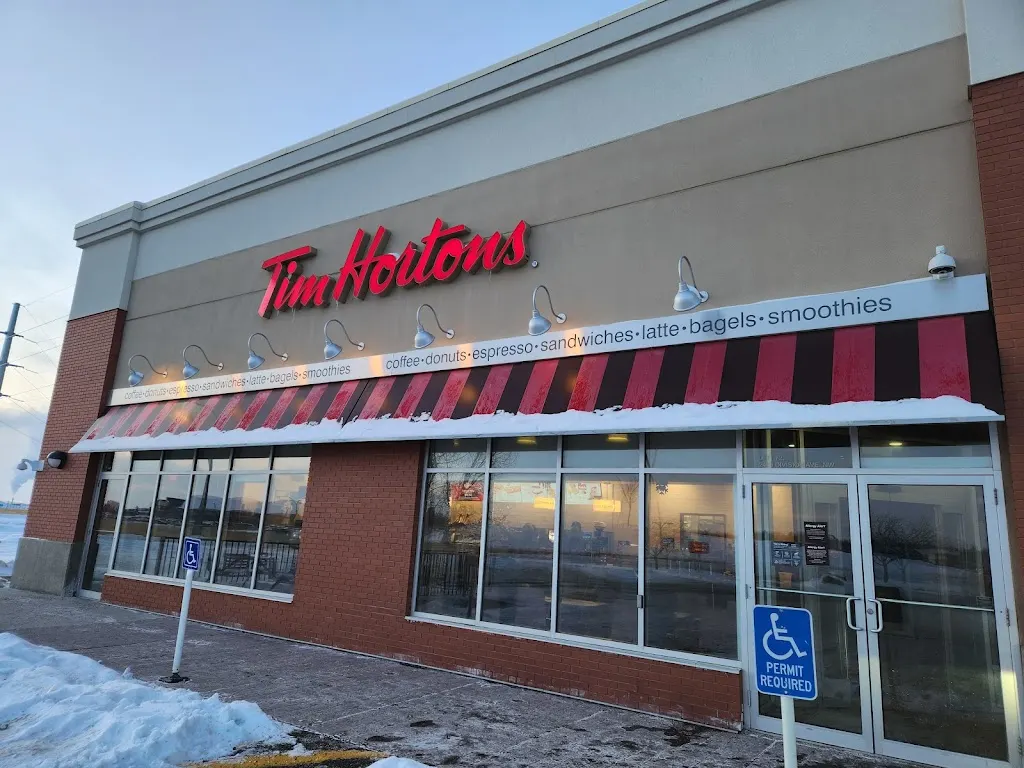 Tim Hortons storefront and interior at 2410 Division Avenue Nw, Medicine Hat, AB